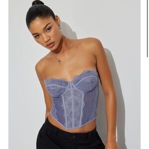 Garage Chrishell Lace Mesh Bustier medium